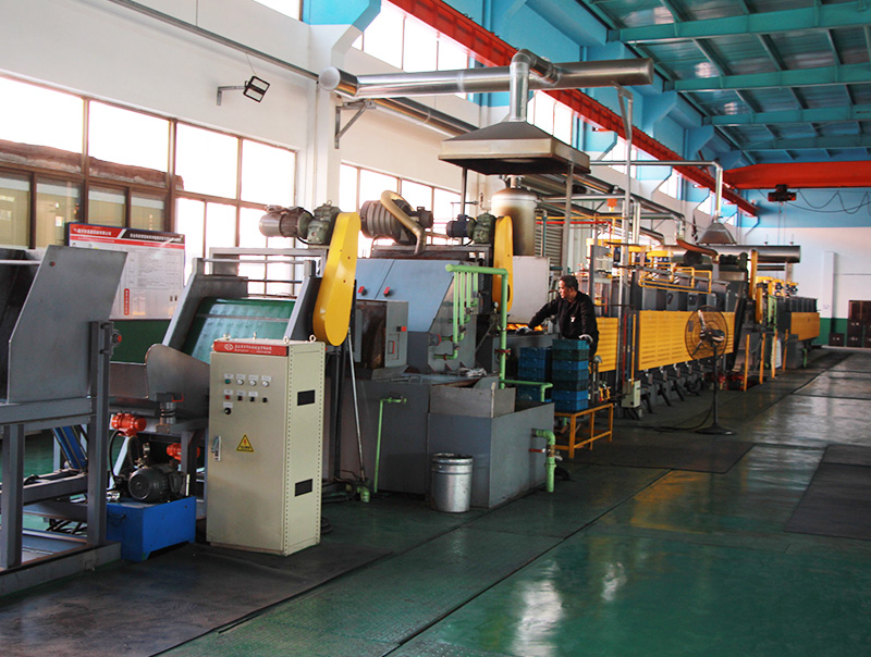 可控氣氛熱處理自動生產線